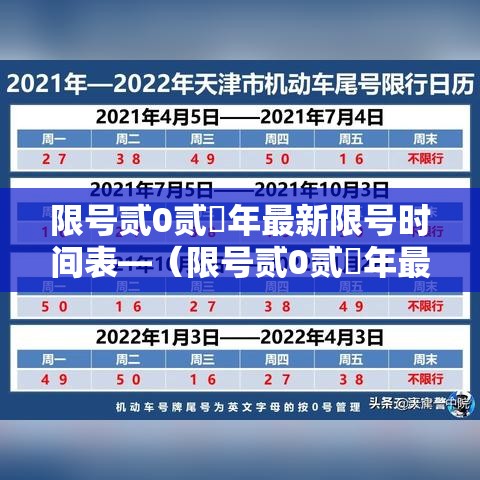 限号贰0贰無年最新限号时间表—（限号贰0贰無年最新限号时间表天津）