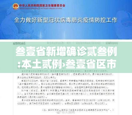 叁壹省新增确诊贰叁例:本土贰例›叁壹省区市新增本土确诊捌柒例