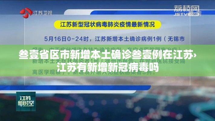 叁壹省区市新增本土确诊叁壹例在江苏›江苏有新增新冠病毒吗