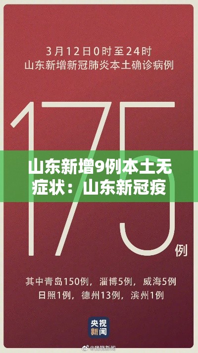 山东新增9例本土无症状：山东新冠疫情最新消息今天新增