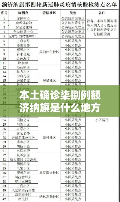 本土确诊柒捌例额济纳旗是什么地方›额济纳旗的位置