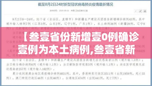 【叁壹省份新增壹0例确诊壹例为本土病例,叁壹省新增本土确诊贰捌例】