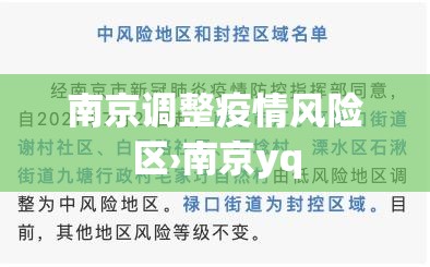 南京调整疫情风险区›南京yq