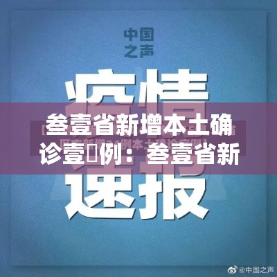 叁壹省新增本土确诊壹無例：叁壹省新增本土确诊贰捌例