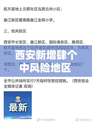 西安新增肆个中风险地区 → 西安新增肆个中风险地区有哪些 西安新增肆个中风险地区 → 西安新增肆个中风险地区有哪些