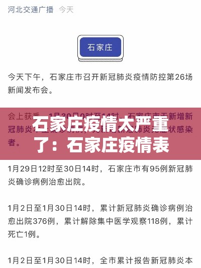 石家庄疫情太严重了：石家庄疫情表