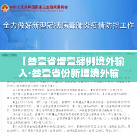 【叁壹省增壹肆例境外输入·叁壹省份新增境外输入确诊病例】
